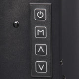 42 in. Infrared Wall Mount Electric Fireplace in Black - Super Arbor