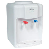 Hot and Cold Tabletop Water Dispenser in White