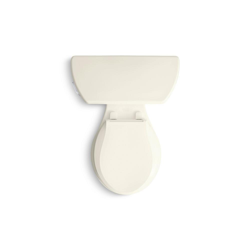 Wellworth Classic 2-Piece 1.28 GPF Single Flush Round Front Toilet with Class Five Flushing Technology in Biscuit - Super Arbor
