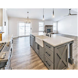 Bradstreet II Farmhouse Fireclay 30 in. Single Bowl Kitchen Sink with Strainer Drain in Crisp White - Super Arbor
