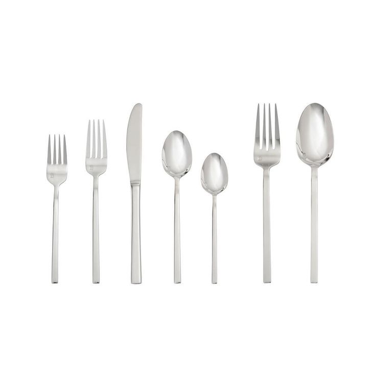 SS Theo Flatware 42-Piece Place Setting, Boxed (Service for 8)
