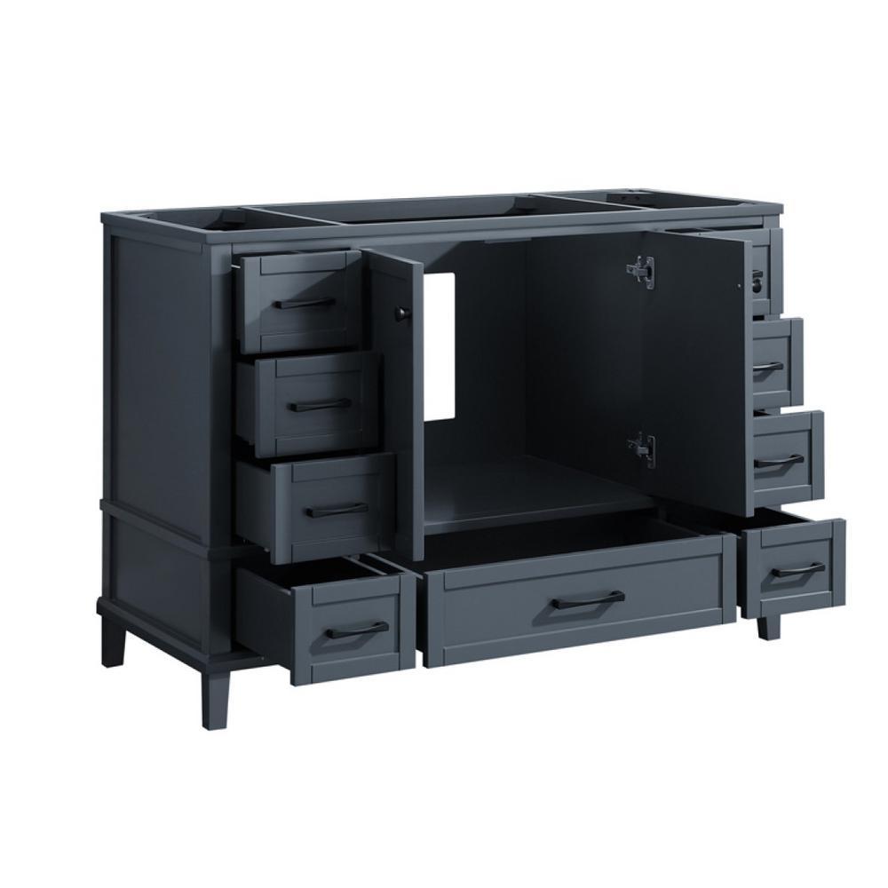 Merryfield 48 in. W x 21-1/2 in. D Bathroom Vanity Cabinet Only in Dark Blue-Gray - Super Arbor