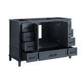 Merryfield 48 in. W x 21-1/2 in. D Bathroom Vanity Cabinet Only in Dark Blue-Gray - Super Arbor