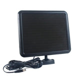 NATURE POWER Triple COB Black Outdoor Solar Motion Activated Security Flood Light with Integrated LED