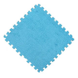 Tuscom 25X25cm Kids Carpet Foam Puzzle Mat EVA Shaggy Velvet Baby Eco Floor 7 colors