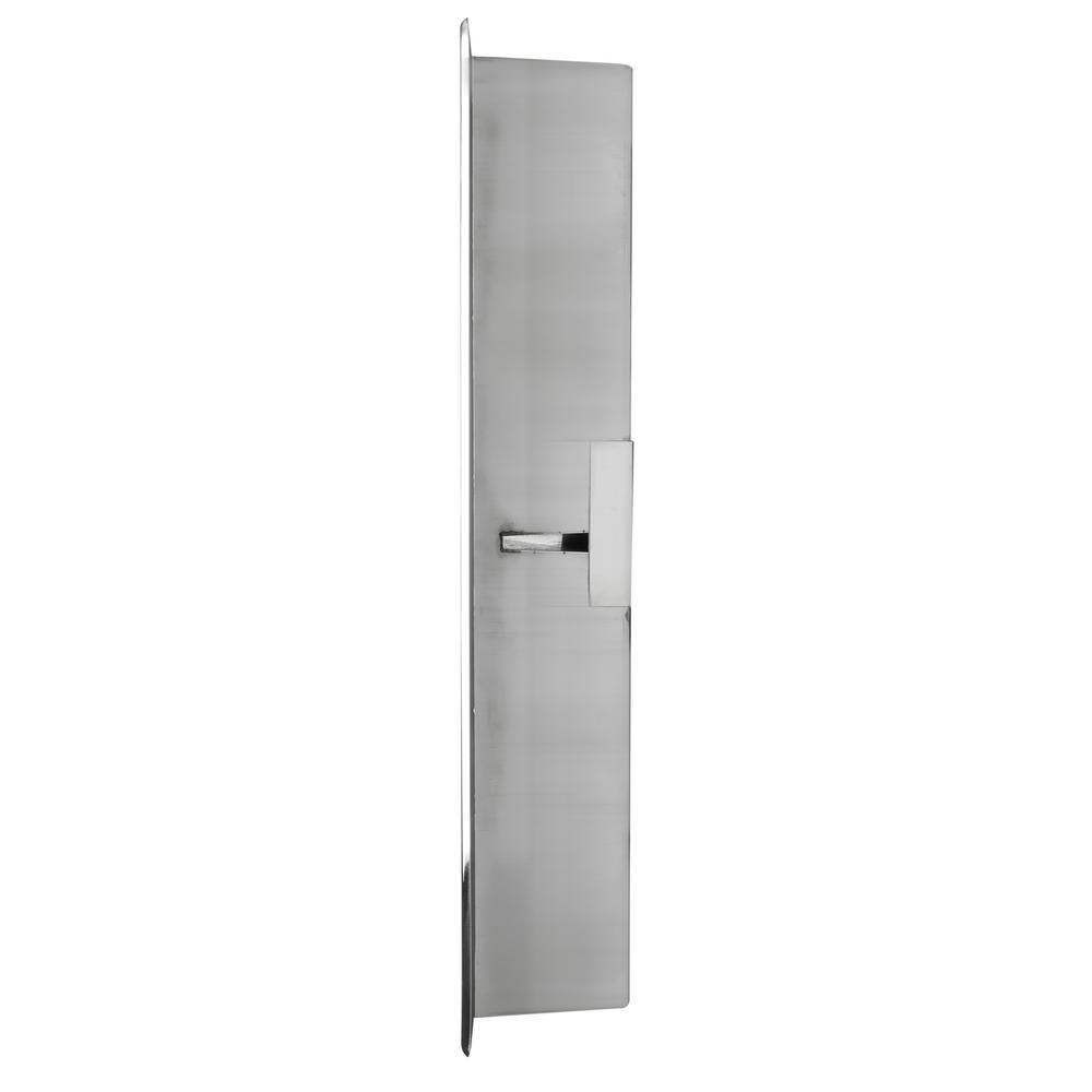12 in. x 24 in. x 4 in. Niche in Polished Stainless Steel - Super Arbor