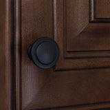 1-1/4 in. Dia Oil Rubbed Bronze Classic Round Ring Cabinet Knobs (10-Pack) - Super Arbor