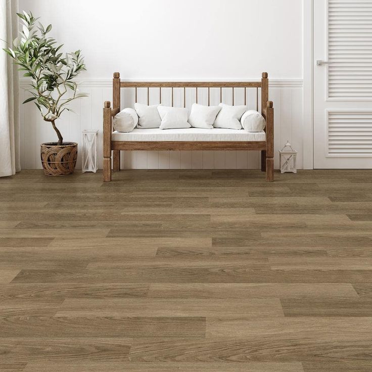 Benston Oak 12 MIL x 7.1 in. W x 48 in. L Click Lock Waterproof Luxury Vinyl Plank Flooring (656.3 sq. ft./pallet)