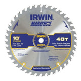 IRWIN Marathon 10-in 40-Tooth Standard tooth Carbide Circular Saw Blade