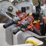 Battery-Operated Compact Impact Driver, 1/4 in. Hex Drive, Tool Only - Super Arbor
