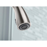Barossa with Response Touchless Technology Single-Handle Pull-Down Sprayer Kitchen Faucet in Vibrant Stainless - Super Arbor