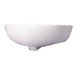 Barclay Products Compact 450 Wall-Hung Bathroom Sink in White