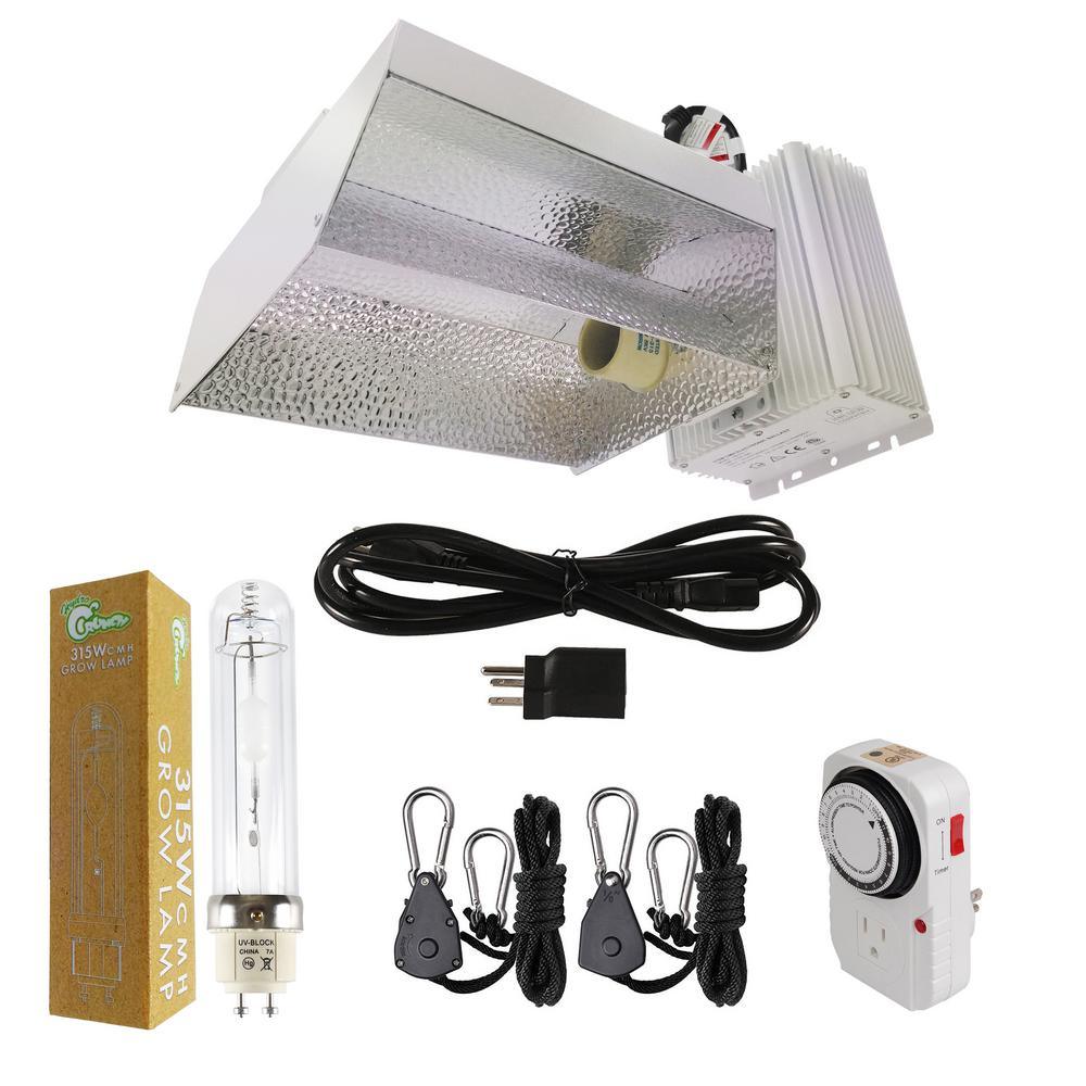 315-Watt Ceramic Metal Halide CMH Open Style Complete Grow Light System with Lamp - Super Arbor