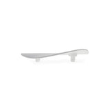 2-1/2 in. (64 mm) White Contemporary Drawer Pull