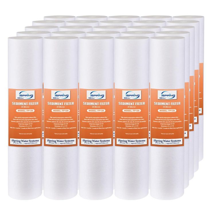 20 micron 10 in. x 2.5 in. Universal Sediment Filter Cartridges Multi-layer 15000 Gal. (Pack of 25)