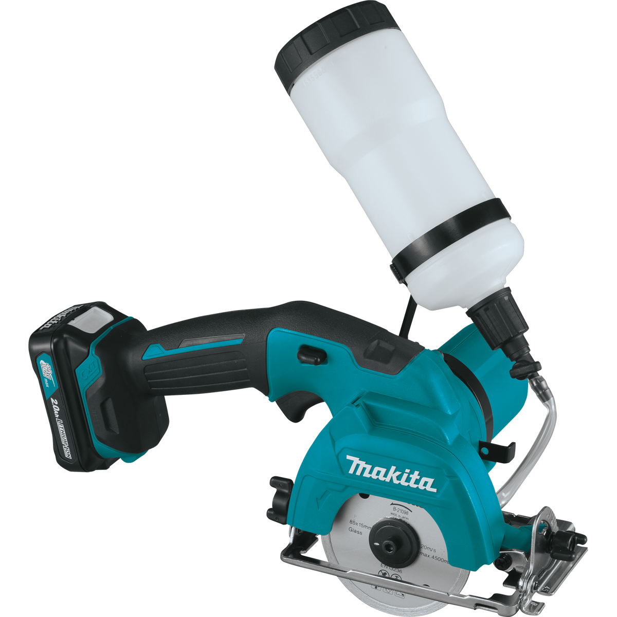 Makita 12V max CXT Lithium‑Ion Cordless 3-3/8 in. Tile/Glass Saw (Tool Only)