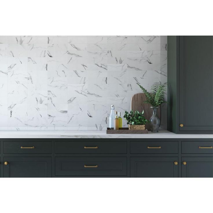 ELIANE Belmar White 4 in. x 12 in. Ceramic Wall Tile (10.98 sq. ft. / case)