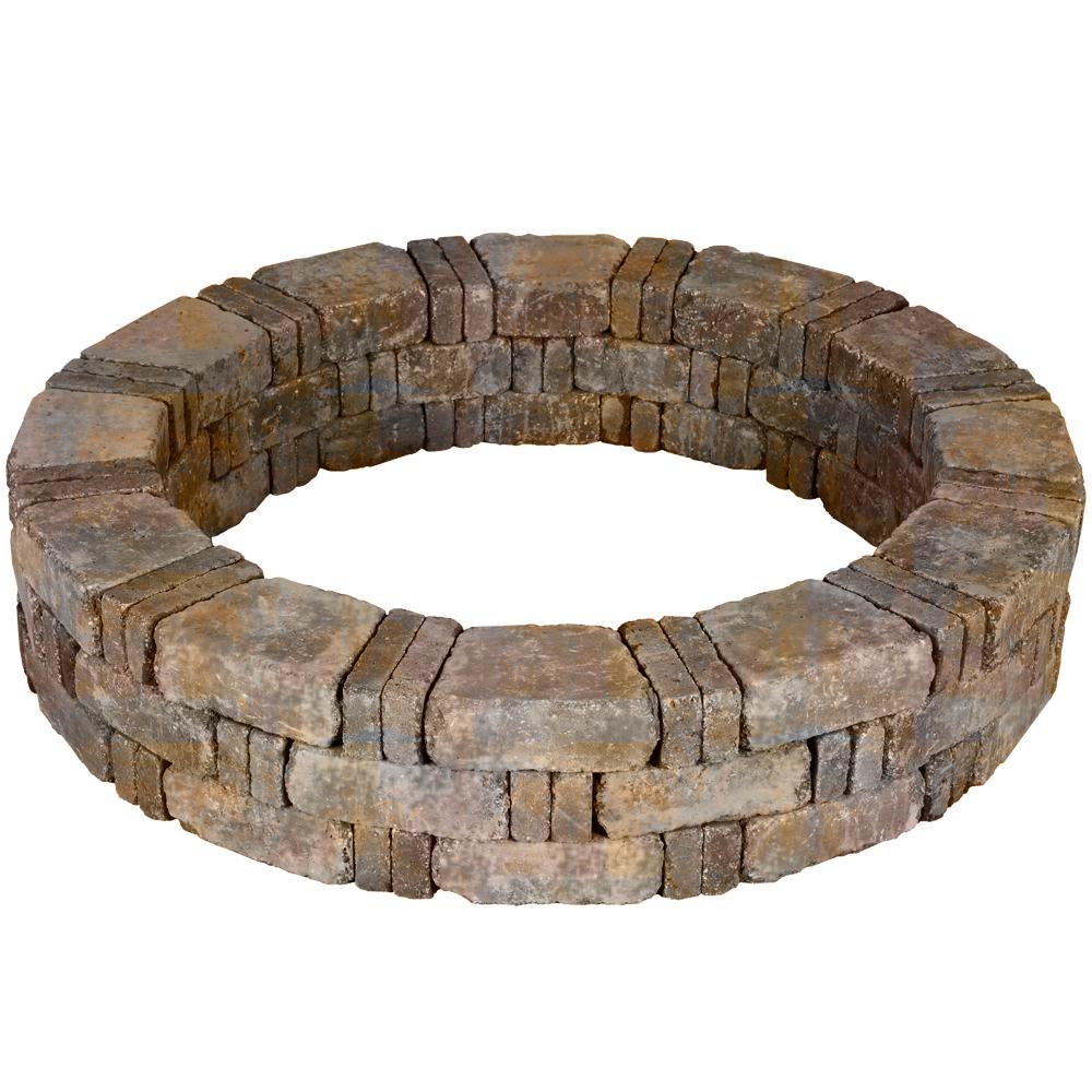 Pavestone RumbleStone 52.5 in. x 10.5 in. Tree Ring Kit in Greystone - Super Arbor