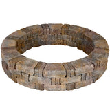 Pavestone RumbleStone 52.5 in. x 10.5 in. Tree Ring Kit in Greystone - Super Arbor