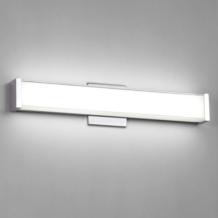 200-Watt Equivalence Chrome Integrated LED Bath Light