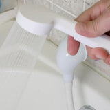 1-Spray 2 in. Single Wall Mount Handheld Shower Head in White - Super Arbor