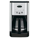 Brew Central 12-Cup Stainless Steel Drip Coffee Maker with Glass Carafe