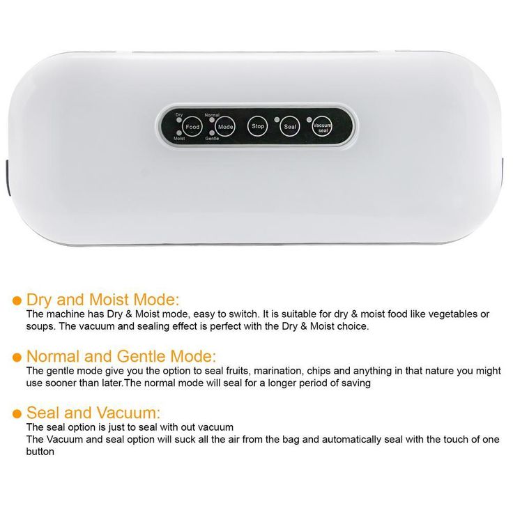 White Food Vacuum Sealer