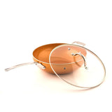 Non-Stick Wok with Lid, 12 in. with Riveted Steel Handle