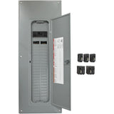 Homeline 200 Amp. 40-Space 80-Circuit Indoor Main Breaker Qwik-Grip Plug-On Neutral Panel, Wiser Energy Monitor - Super Arbor