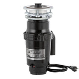 Everbilt 1/2 HP Standard Continuous Feed Garbage Disposal with Stainless Steel Sink Flange and Attached Power Cord