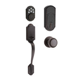 SmartCode 909 Satin Nickel Single Cylinder Electronic Deadbolt Featuring SmartKey Security - Super Arbor