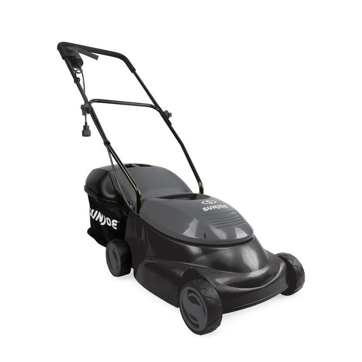 Sun Joe 14 in. 12 Amp Electric Walk Behind Push Lawn Mower, Black