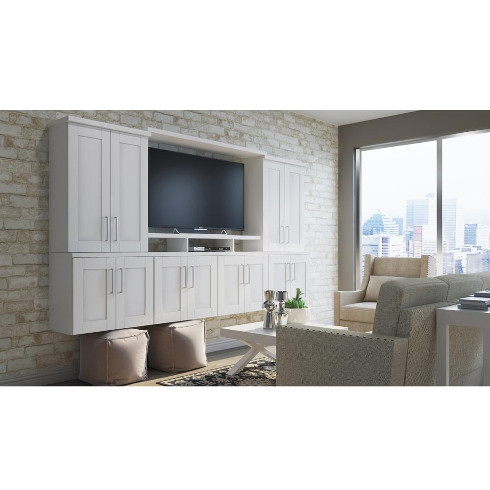 Shaker Assembled 18x34.5x24 in. Drawer Base Kitchen Cabinet with Ball-Bearing Drawer Glides in Satin White