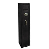 Home Defense Stand-Up Safe with Biometric Lock - Black Granite - Super Arbor