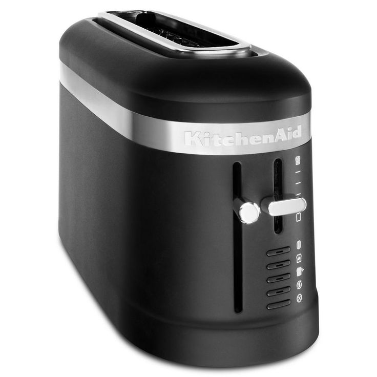 2-Slice Empire Red Long Slot Toaster with High-Lift Lever