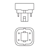 Philips 13-Watt (G24q-1) PL-C 4-Pin Energy Saver CFL (Non-Integrated) Light Bulb Cool White (4100K)