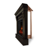 Chateau 41 in. Corner Electric Fireplace in Dark Walnut - Super Arbor