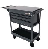 Kobalt 35-in W x 37.5-in H 4-Drawer Steel Rolling Tool Cabinet (Gray)