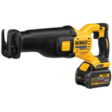 FLEXVOLT 60-Volt MAX Lithium-Ion Cordless Brushless Reciprocating Saw with (2) Batteries 2Ah and Bonus Swivel Head Shear - Super Arbor