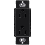 Claro 15 Amp Duplex Outlet, White - Super Arbor