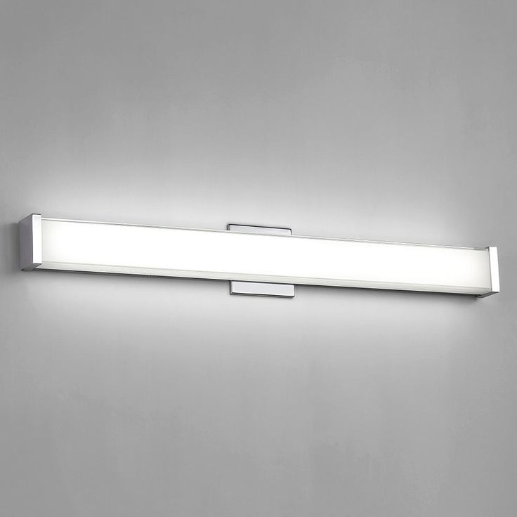 200-Watt Equivalence Chrome Integrated LED Bath Light