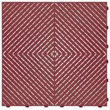 Swisstrax 15.75 in. x 15.75 in. Grey Ribtrax Smooth ECO Flooring (6-Tile/pack) (10 sq. ft.)