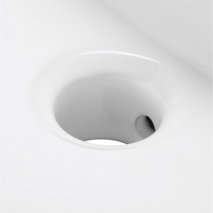 Whitehaus Collection Isabella Collection Wall-Mounted Bathroom Sink in White
