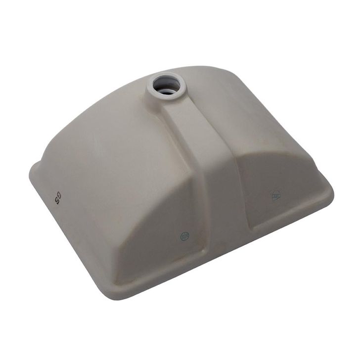 LORDEAR 18.25 in. Undermount Vessel Sink Modern in Pure White Rectangle Porcelain Ceramic Lavatory Vanity Bathroom Sink