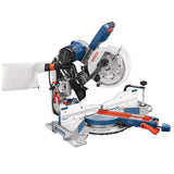 15 Amp Corded 10 in. Dual-Bevel Sliding Glide Miter Saw with 60-Tooth Saw Blade and Bonus Gravity Rise Stand with Wheels
