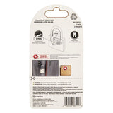 Brink's 22mm TSA Solid Brass Travel Padlock, 2-Pack