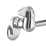 2-Handle Wall-Mount Kitchen Faucet with Soap Dish in Chrome - Super Arbor