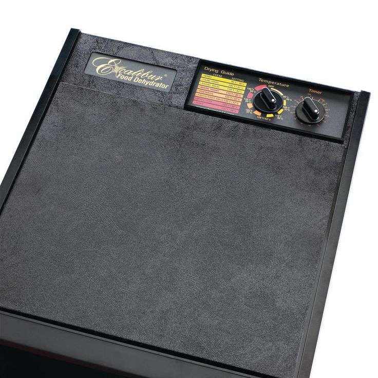5-Tray Black Electric Food Dehydrator with Variable Temperatures and 26-hour Timer and Automatic Shut Off