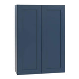 Home Decorators Collection Newport 36 in. W x 12 in. D x 42 in. H Assembled Plywood Wall Kitchen Cabinet in Mythic Blue with Soft Close