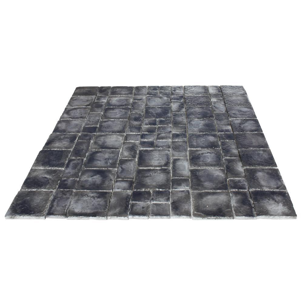 Cass Stone 100 sq. ft. Gray Concrete Paver Kit - Super Arbor